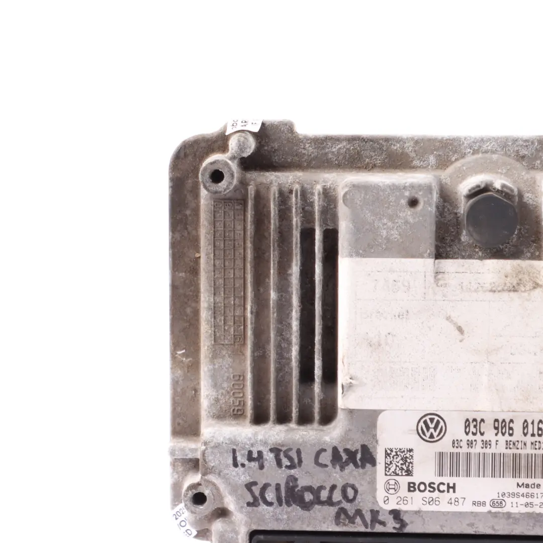 Mk3 1.4 TSI CAXA 122HP Engine Control ECU Manual to Volkswagen Scirocco with Part number 03C906016BA Volkswagen Scirocco Mk3 1.4 TSI CAXA 122HP Engine Control ECU Manual - SKU 03C906016BA - Part number 03C906016BA