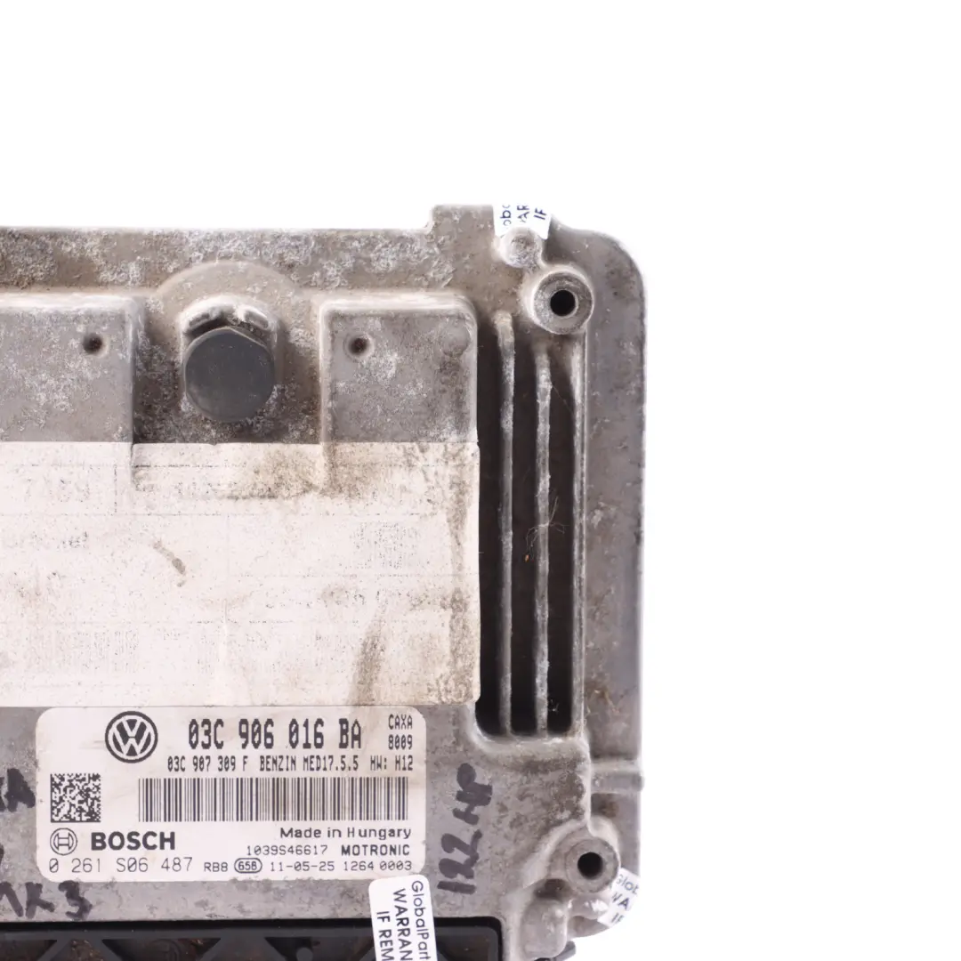 Volkswagen Scirocco Mk3 1.4 TSI CAXA 122HP Engine Control ECU Manual - SKU 03C906016BA - Part number 03C906016BA
