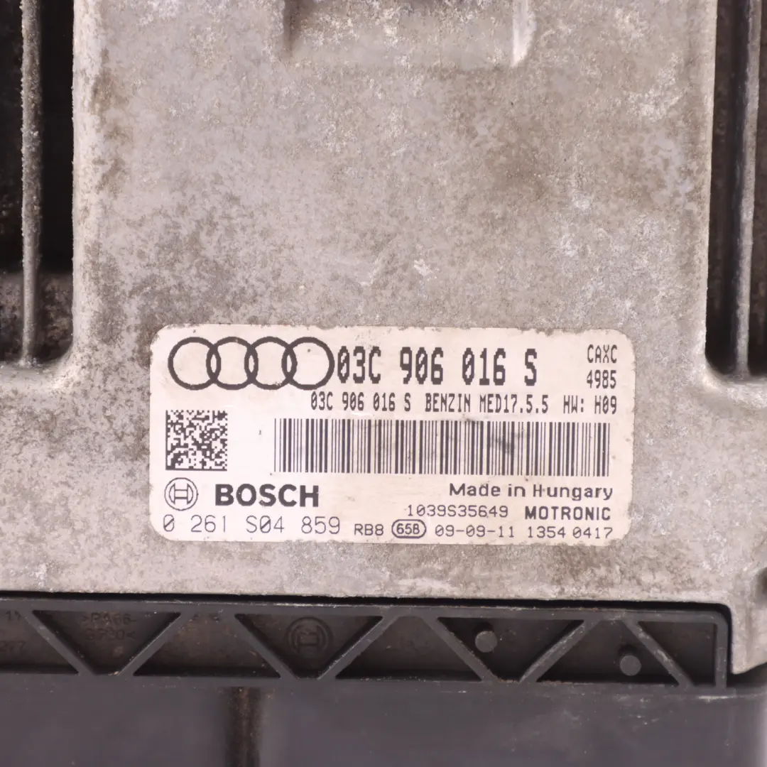 Audi A3 8P 1.4 TFSI CAXC 125HP Engine Control Unit ECU Manual - SKU 03C906016S - Part number 03C906016S