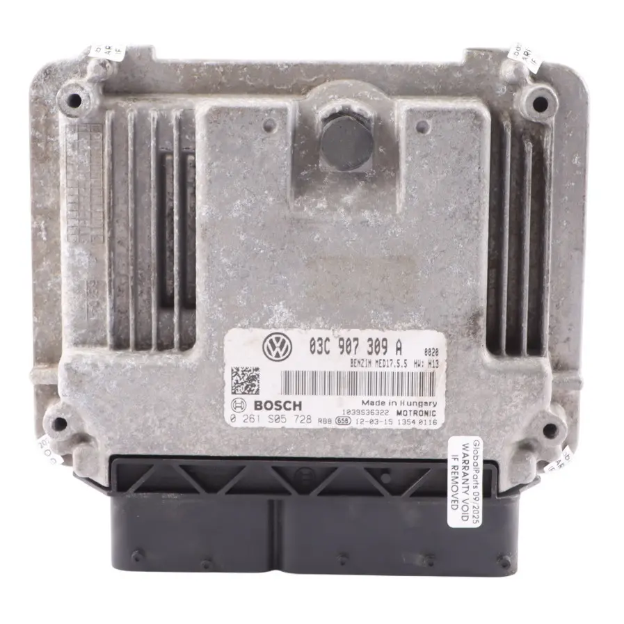 Mk6 1.4 TSI CAXA 122HP Engine Control ECU Manual to Volkswagen Golf with Part number 03C907309A Volkswagen Golf Mk6 1.4 TSI CAXA 122HP Engine Control ECU Manual - SKU 03C907309A - Part number 03C907309A