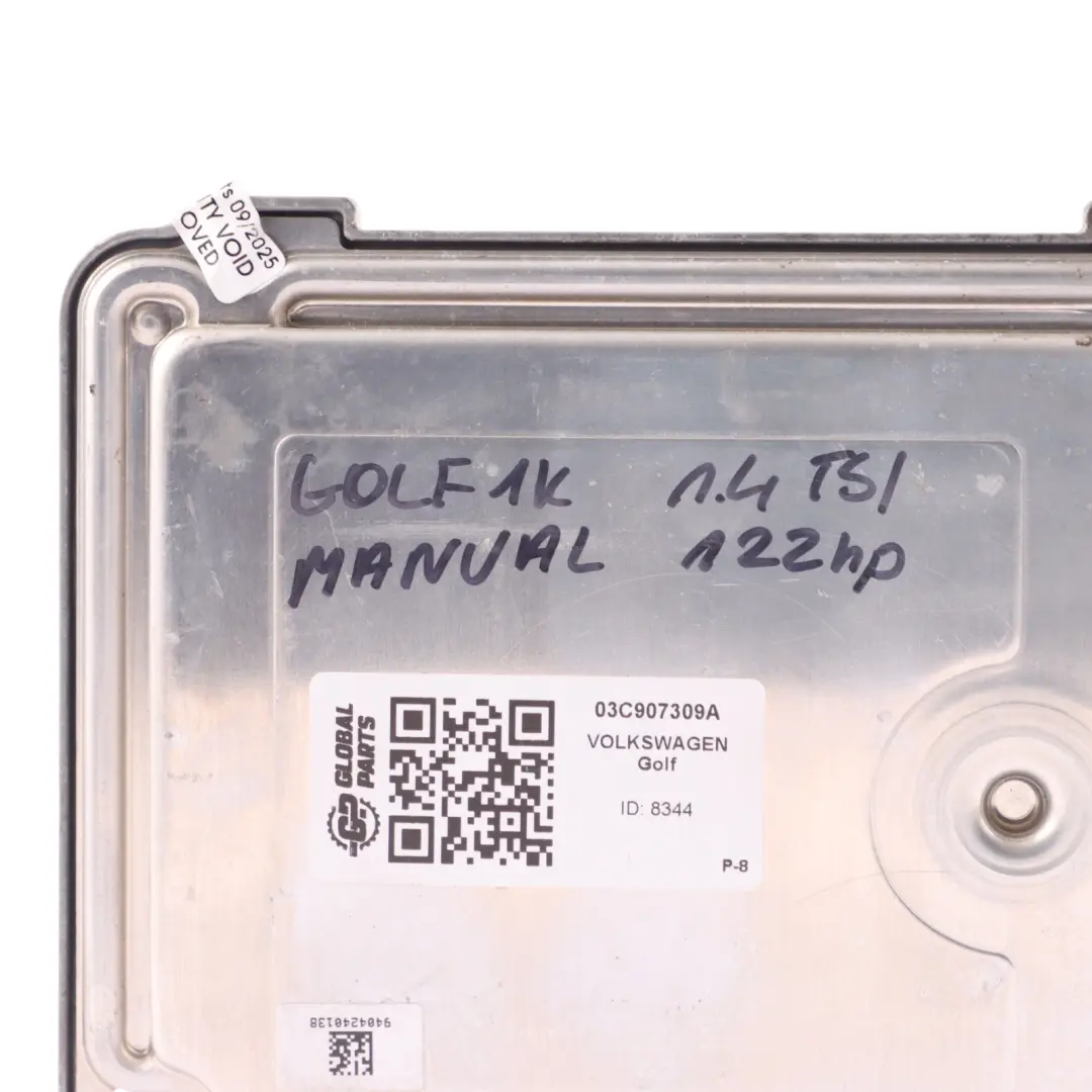 Mk6 1.4 TSI CAXA 122HP Engine Control ECU Manual to Volkswagen Golf with Part number 03C907309A Volkswagen Golf Mk6 1.4 TSI CAXA 122HP Engine Control ECU Manual - SKU 03C907309A - Part number 03C907309A