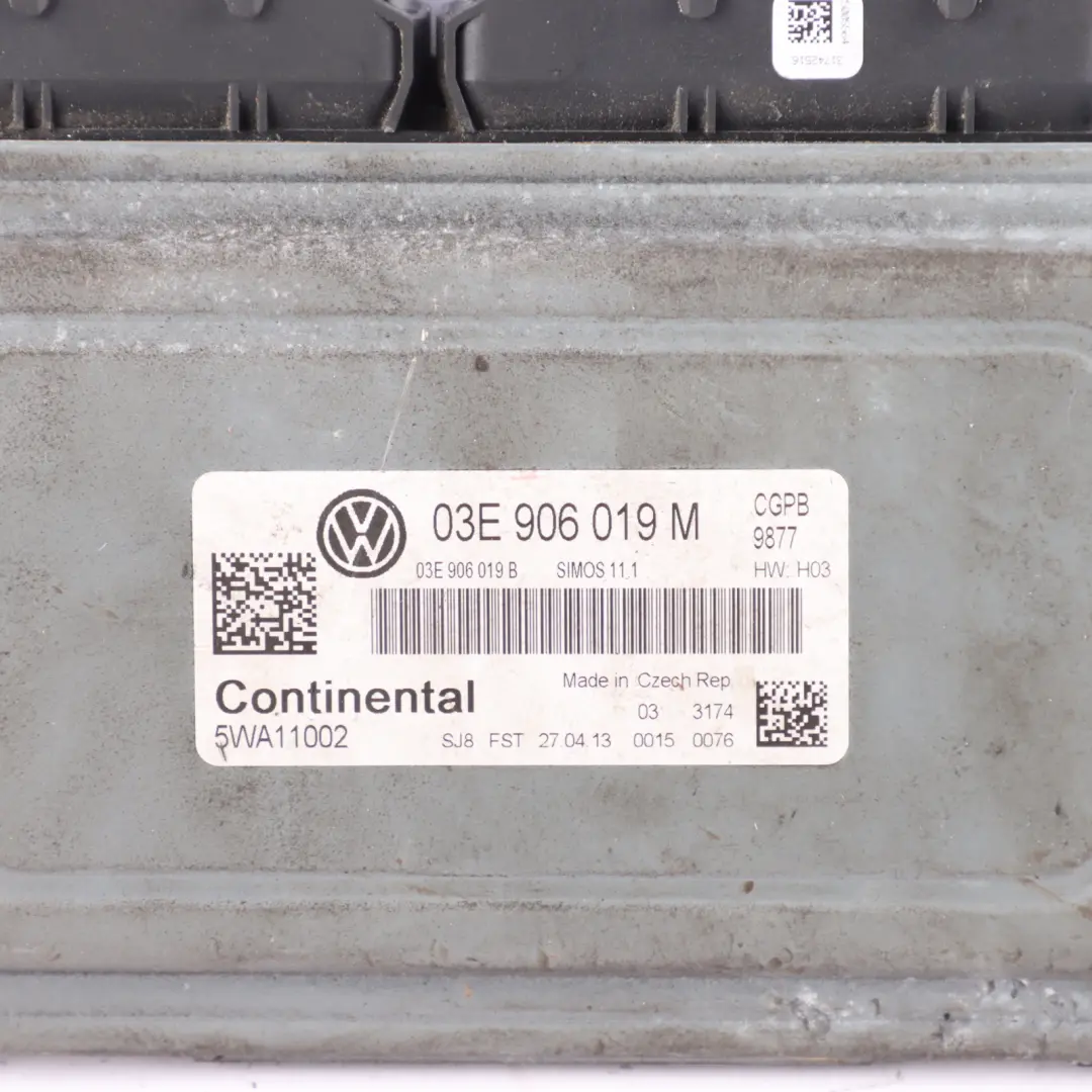 CGPB 60HP Engine ECU Kit BCM + Key to Volkswagen Polo 6R 1.2 Petrol with Part number 03E906019M Volkswagen Polo 6R 1.2 Petrol CGPB 60HP Engine ECU Kit BCM + Key - SKU 03E906019M-1 - Part number 03E906019M