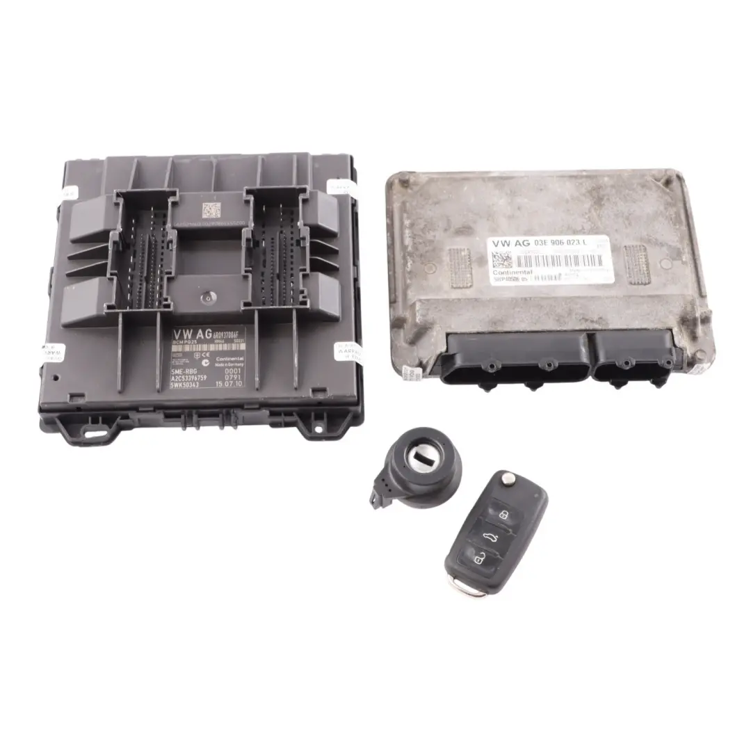 Volkswagen Polo 6R 1.2 MPI CGPA 70HP Engine ECU Kit SME RBG + Key - SKU 03E906023AL-1 - Part number 03E906023AL
