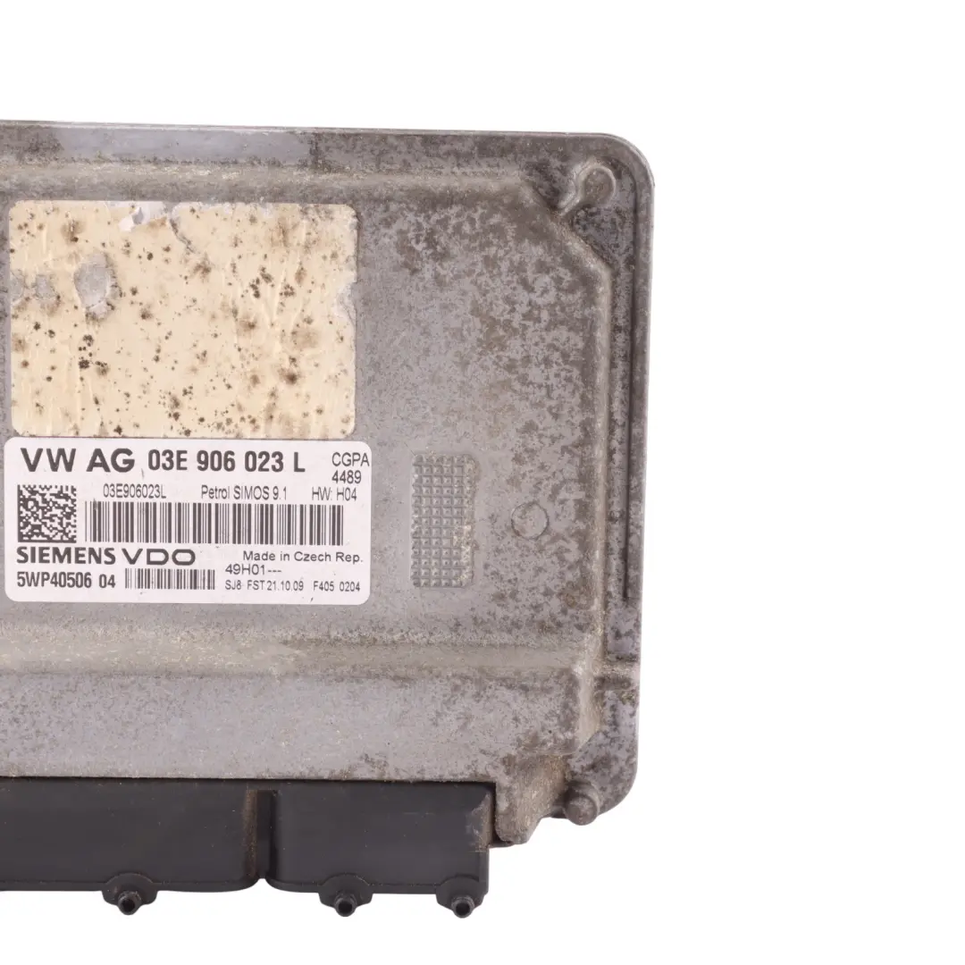 Volkswagen Polo 6R 1.2 MPI CGPB 60HP Engine Control ECU Manual - SKU 03E906023L - Part number 03E906023L