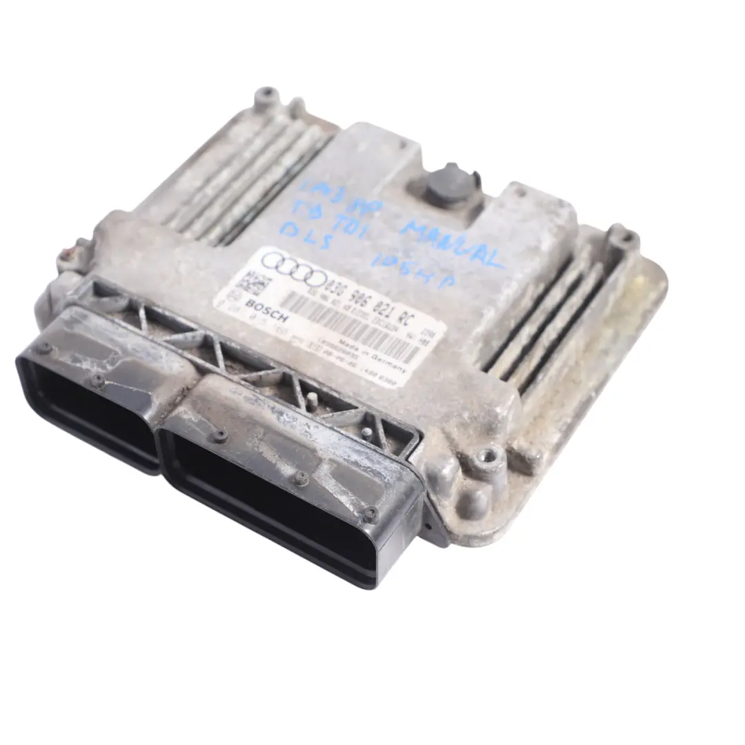 Audi A3 8P 1.9 TDI BLS 105HP Engine Control Unit Module ECU Manual - SKU 03G906021RC - Part number 03G906021RC