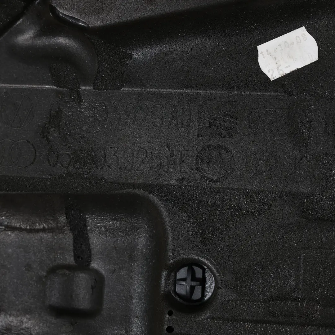 Mk2 2.0 TDI Diesel Engine Cover Insulation to Skoda Octavia II Superb with Part number 03L103925AG Skoda Octavia II Superb Mk2 2.0 TDI Diesel Engine Cover Insulation - SKU 03L103925AG - Part number 03L103925AG