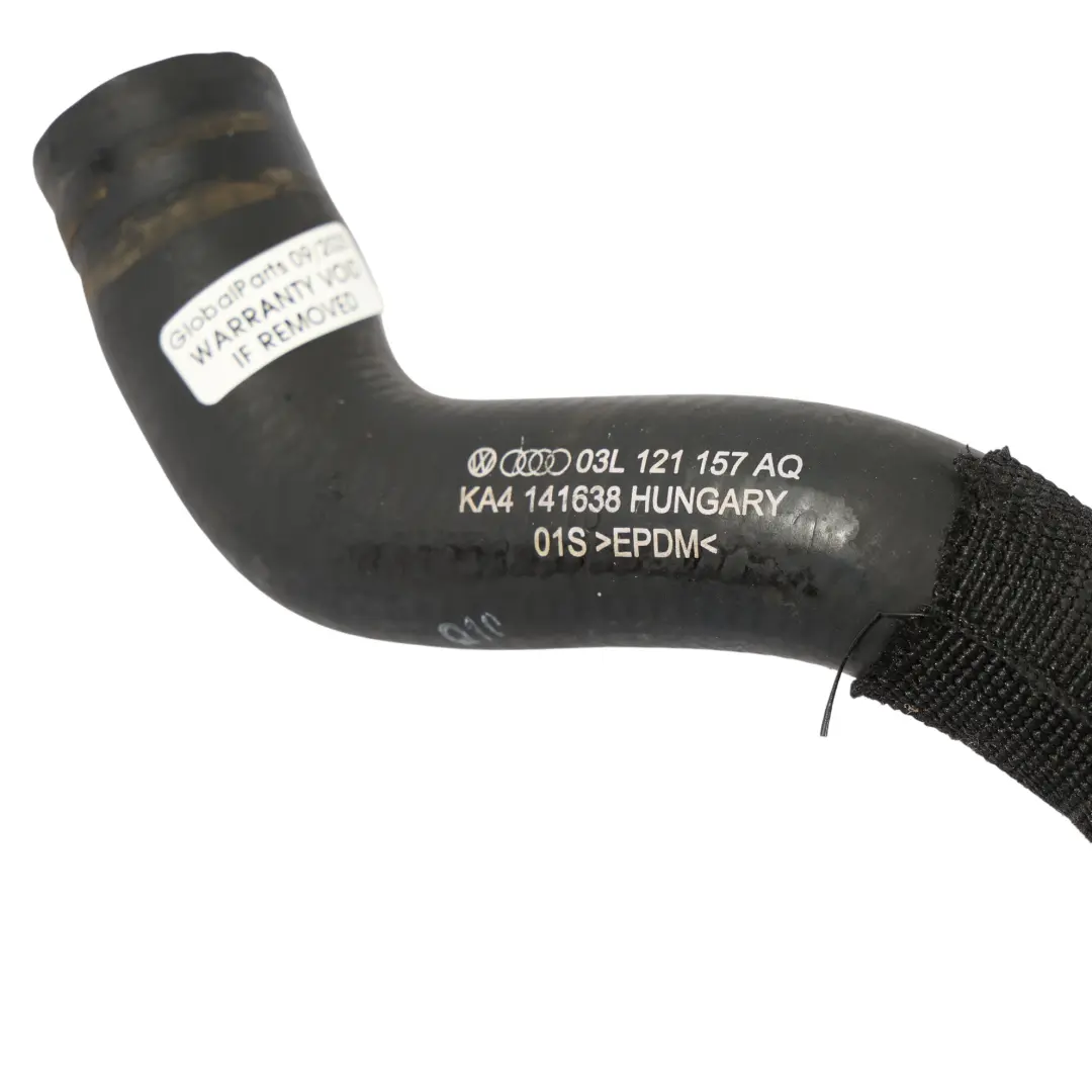 Water Hose Cooling Radiator Pipe Line to Audi A4 B8 A5 8T 2.0 TDI with Part number 03L121157AQ Audi A4 B8 A5 8T 2.0 TDI Water Hose Cooling Radiator Pipe Line - SKU 03L121157AQ - Part number 03L121157AQ