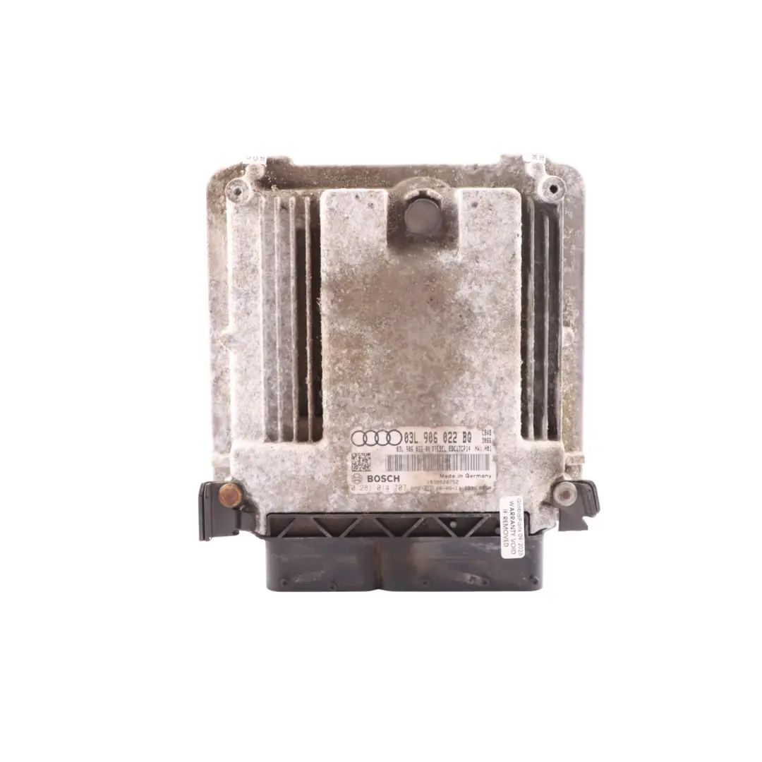 Audi A3 8P 2.0 TDI CBAB 140HP Engine Control ECU Kit Manual - SKU 03L906022BQ-2 - Part number 03L906022BQ