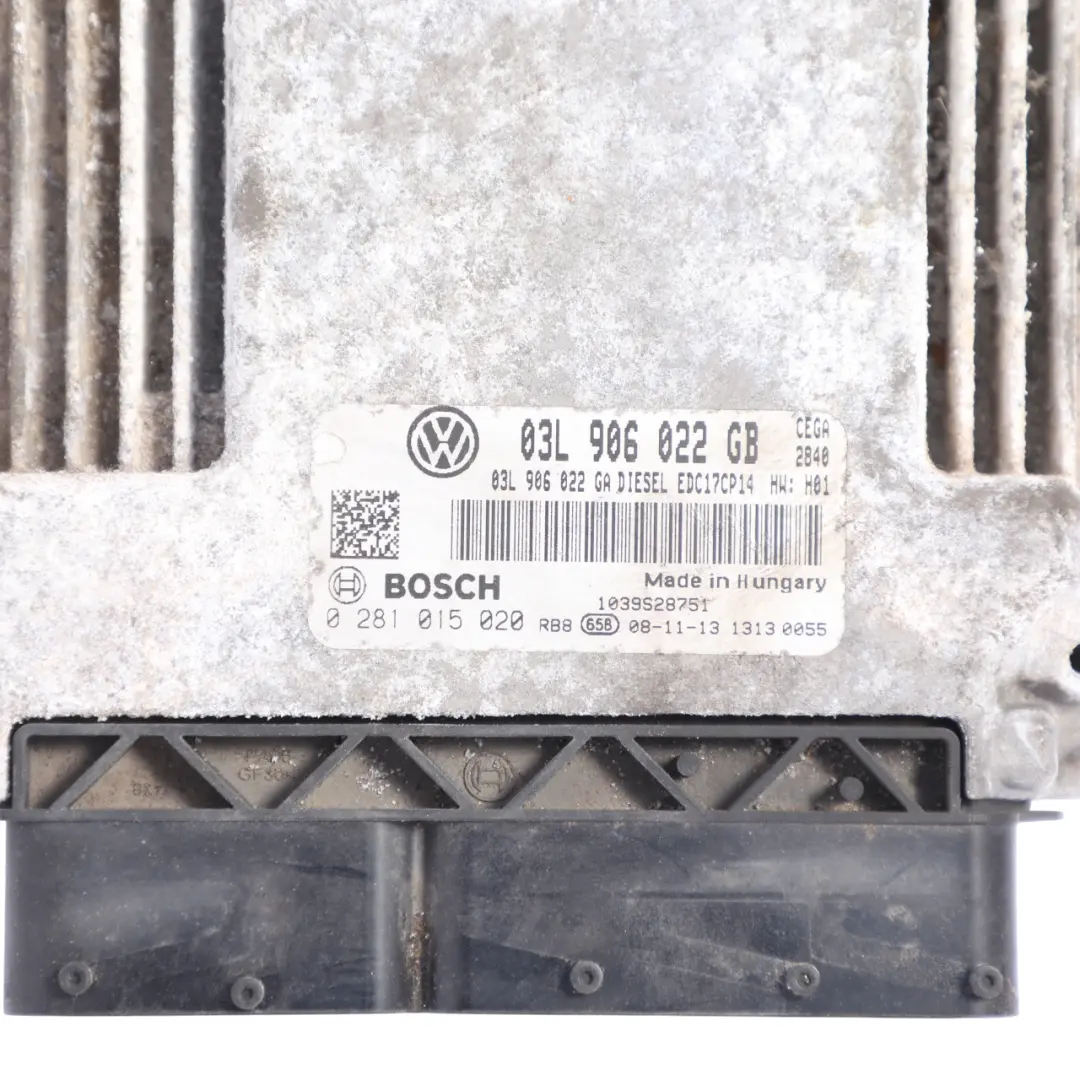 Skoda Octavia RS 1Z 2.0 TDI CEGA 170HP Engine Control ECU Manual - SKU 03L906022GB - Part number 03L906022GB