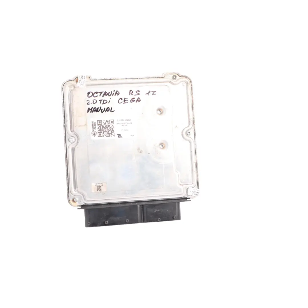 Skoda Octavia RS 1Z 2.0 TDI CEGA 170HP Engine Control ECU Manual - SKU 03L906022GB - Part number 03L906022GB