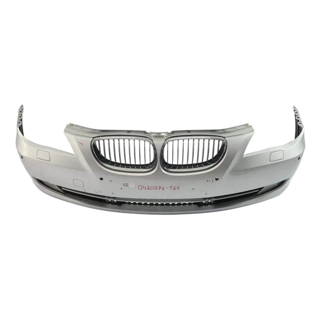 Front Bumper Trim Panel Titansilber Titan Silver Metallic - 354 to BMW E60 LCI with Part number 0420276 BMW E60 LCI Front Bumper Trim Panel Titansilber Titan Silver Metallic - 354 - SKU 0420276-TS1 - Part number 0420276