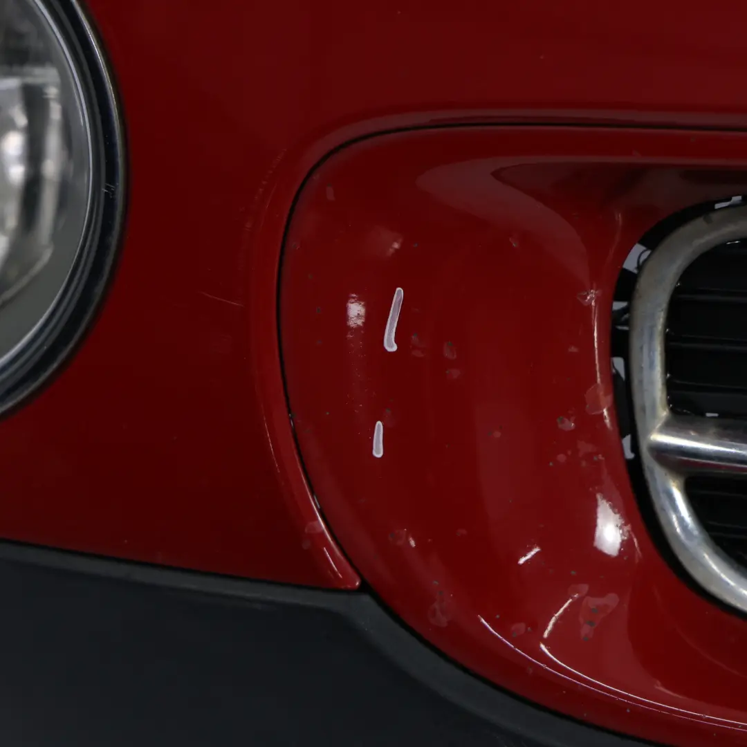 Mini R55 R56 Front Bumper Trim Panel Covering Chili Red - 851 - SKU 0430221-CHRED - Part number 0430221