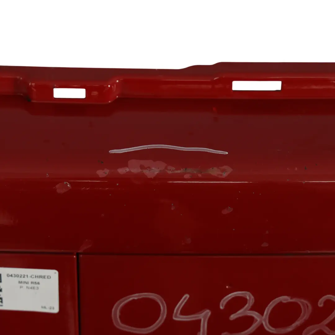 Paraurti Anteriore Rivestimento Pannello Chili Red - 851 per Mini R55 R56 con numero di parte 0430221 Mini R55 R56 Paraurti Anteriore Rivestimento Pannello Chili Red - 851 - SKU 0430221-CHRED - Numero di parte 0430221