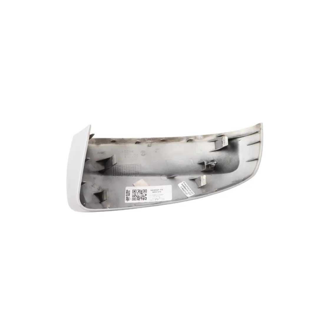 BMW X5 E70 X6 E71 Osłona Obudowa Lusterka Lewa Srebrna - SKU 0430327-TS - Numer Części 0430327
