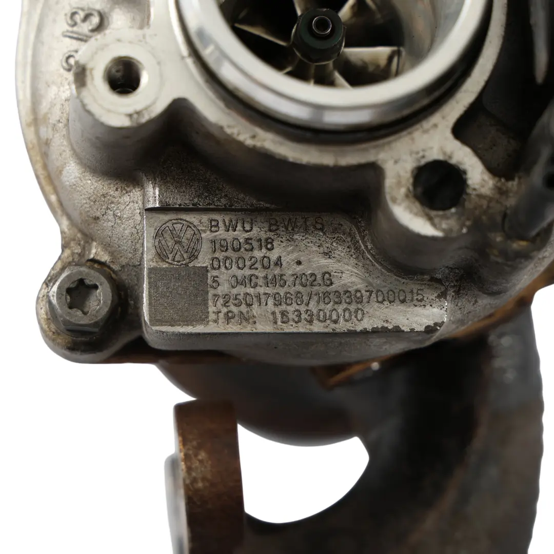 Turbocompresseur Turbo 1.0 TFSI pour Audi A1 8X à propos du numéro de pièce 04C145702F Audi A1 8X Turbocompresseur Turbo 1.0 TFSI - SKU 04C145702F - Numéro de pièce 04C145702F