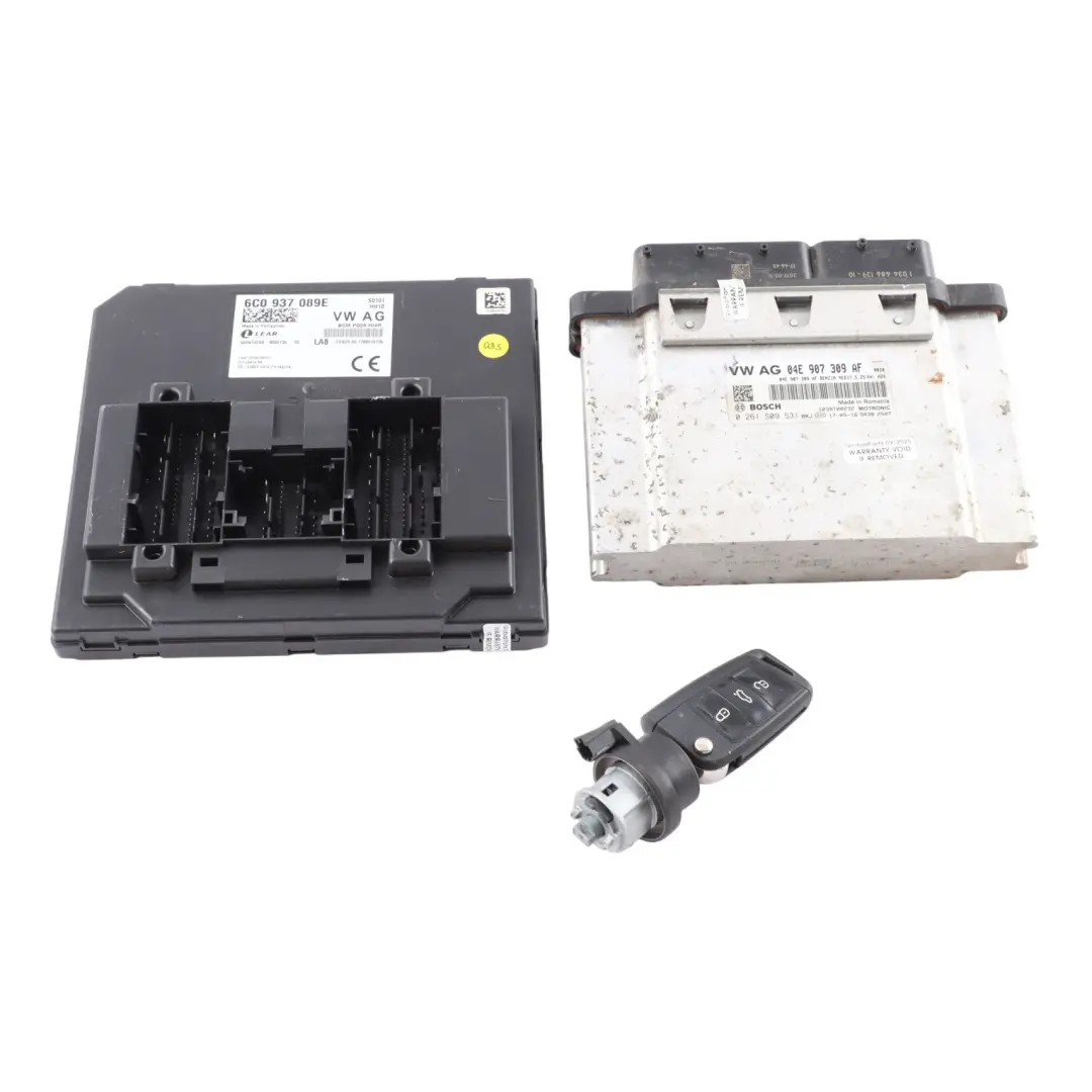 Volkswagen Polo 5 6C 1.2 TSI CJZC 90HP Engine Control ECU Kit Manual - SKU 04E907309AF-2 - Part number 04E907309AF