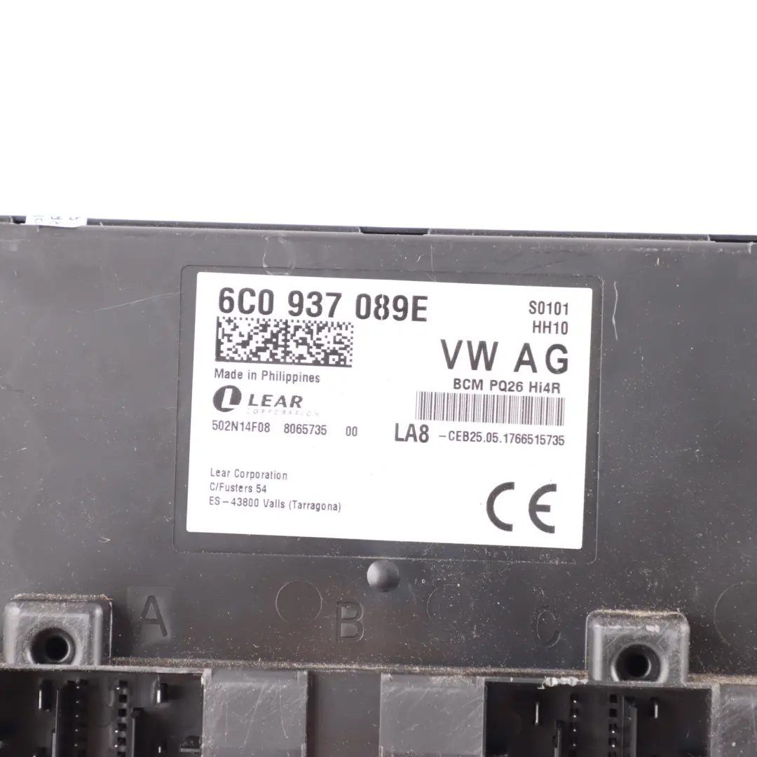Volkswagen Polo 5 6C 1.2 TSI CJZC 90HP Engine Control ECU Kit Manual - SKU 04E907309AF-2 - Part number 04E907309AF