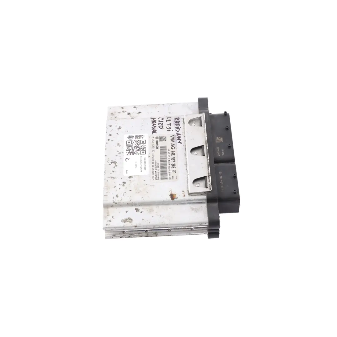 Skoda Rapid NH1 Engine Control Unit ECU Module 1.2 TSI CJZD 90HP - SKU 04E907309AF-1 - Part number 04E907309AF