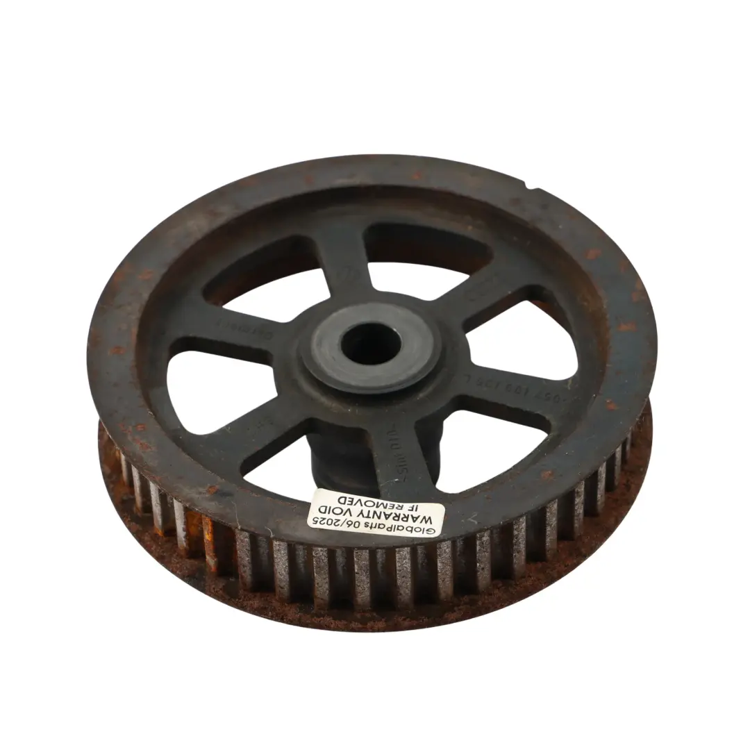 Toothed Belt Timing Pulley 4.2 TDI Diesel to Audi A8 D4 Q7 4L Engine with Part number 057109105L Audi A8 D4 Q7 4L Engine Toothed Belt Timing Pulley 4.2 TDI Diesel - SKU 057109105L - Part number 057109105L