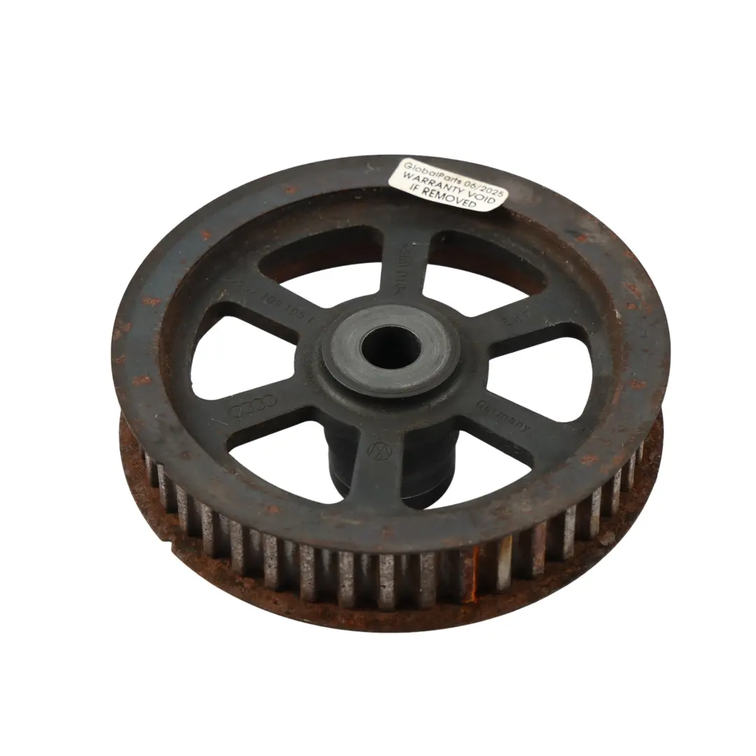 Polea Distribución Correa Dentada Motor 4.2 TDI para Audi A8 D4 Q7 4L con número de pieza 057109105L Audi A8 D4 Q7 4L Polea Distribución Correa Dentada Motor 4.2 TDI - SKU 057109105L - Número de pieza 057109105L