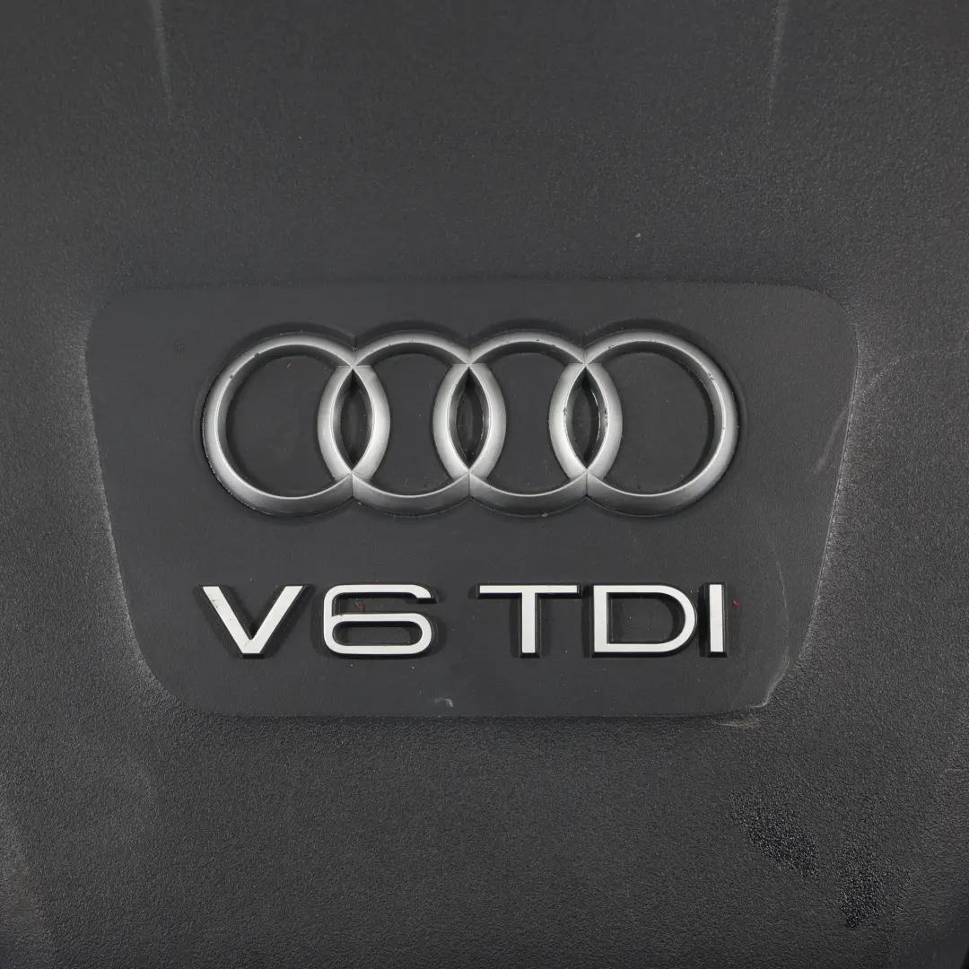 Audi A7 4G Diesel Engine Cover Insulation Black Top Cover 3.0 TDI - SKU 059103925BE - Part number 059103925BE