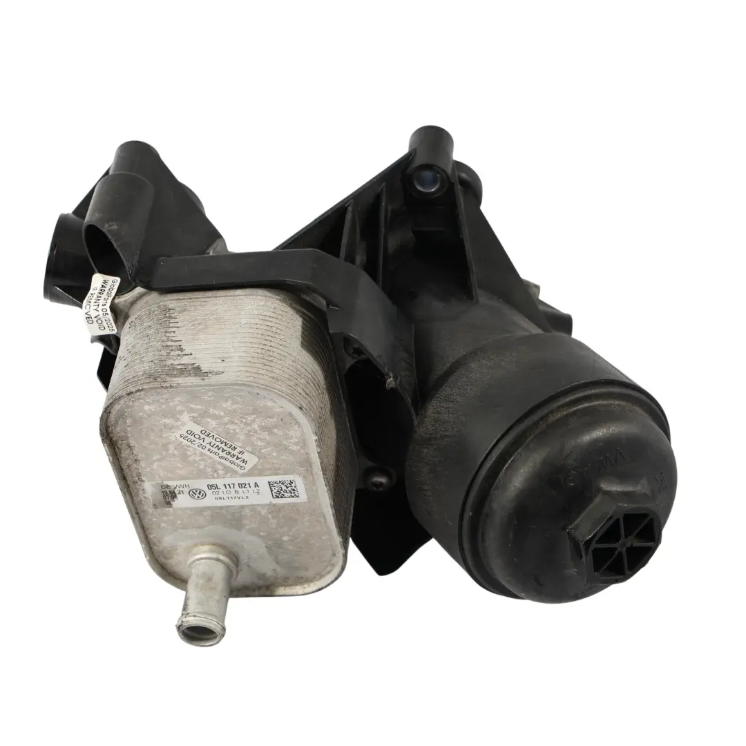 Oil Filter Cooler Housing 2.0 TDI 05L117021A to Audi A4 B9 A5 F5 Q5 FY A6 C8 with Part number 05L115389AB Audi A4 B9 A5 F5 Q5 FY A6 C8 Oil Filter Cooler Housing 2.0 TDI 05L117021A - SKU 05L115389AB - Part number 05L115389AB