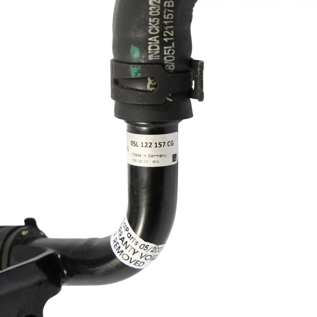 Durite Liquide De Refroidissement Moteur 2.0 TDI pour Audi A4 B9 A5 F5 à propos du numéro de pièce 05L122157CG Audi A4 B9 A5 F5 Durite Liquide De Refroidissement Moteur 2.0 TDI - SKU 05L122157CG - Numéro de pièce 05L122157CG