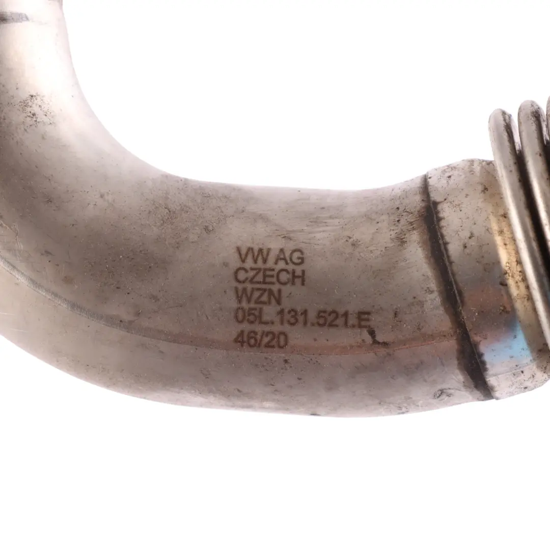 Audi A5 F5 A6 C8 Exhaust EGR Connecting Pipe Hose Line Tube 2.0 TDI - SKU 05L131521E - Part number 05L131521E