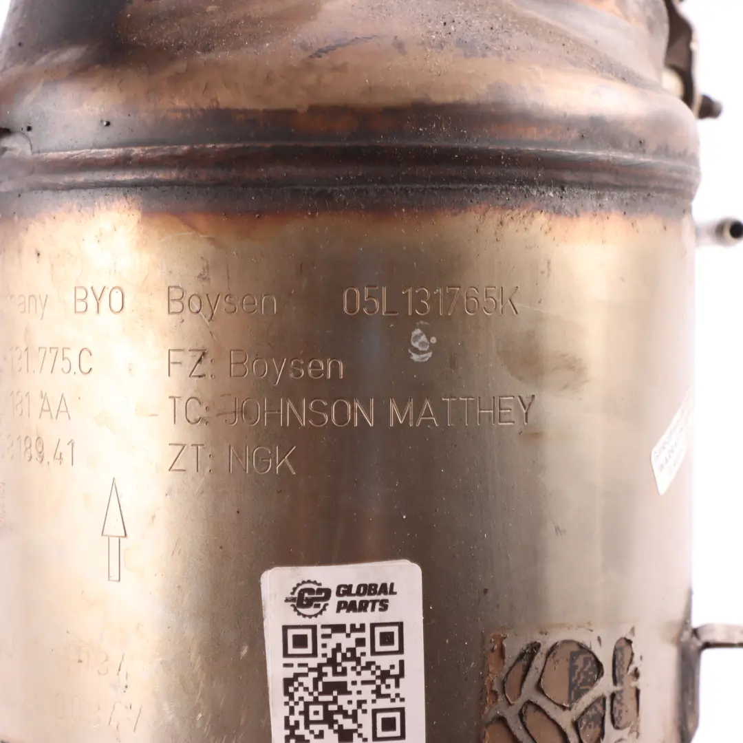 DPF Diesel Particulate Filter 2.0 TDI 05L131775C 05L181AA to Audi A4 B9 A5 F5 with Part number 05L131765K Audi A4 B9 A5 F5 DPF Diesel Particulate Filter 2.0 TDI 05L131775C 05L181AA - SKU 05L131765K - Part number 05L131765K