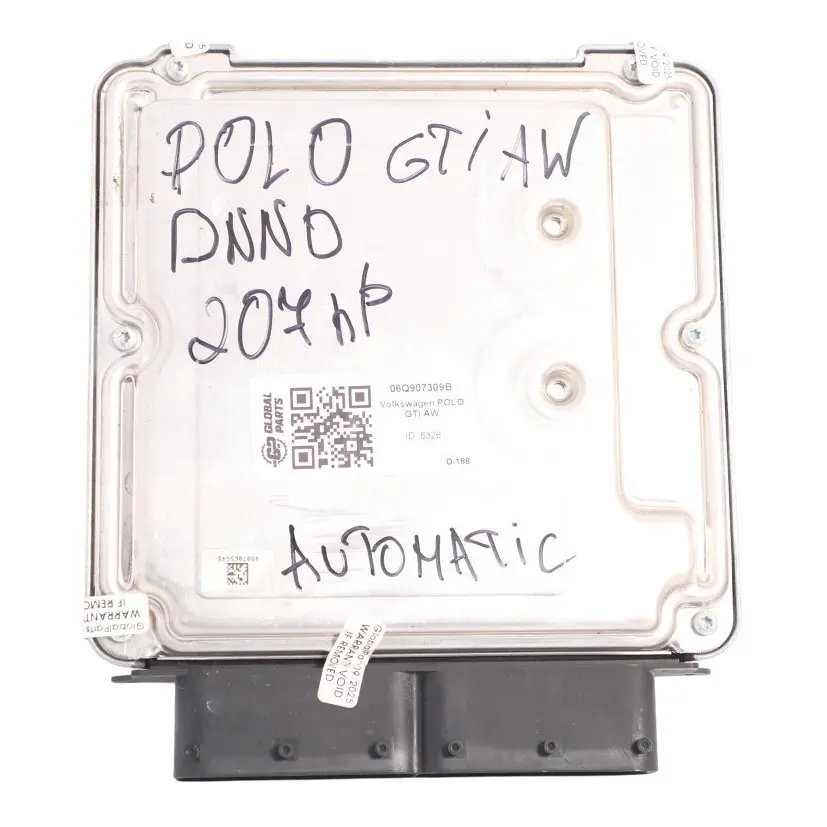 Volkswagen Polo AW GTI 2.0 TSI 207HP DNND Engine ECU Unit Automatic - SKU 06Q907309B - Part number 06Q907309B