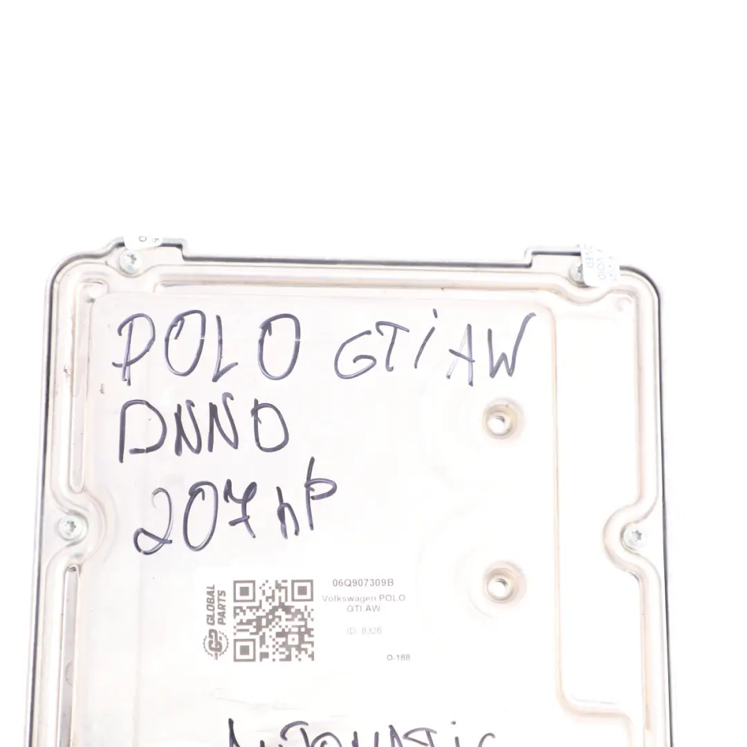 AW GTI 2.0 TSI 207HP DNND Engine ECU Unit Automatic to Volkswagen Polo with Part number 06Q907309B Volkswagen Polo AW GTI 2.0 TSI 207HP DNND Engine ECU Unit Automatic - SKU 06Q907309B - Part number 06Q907309B