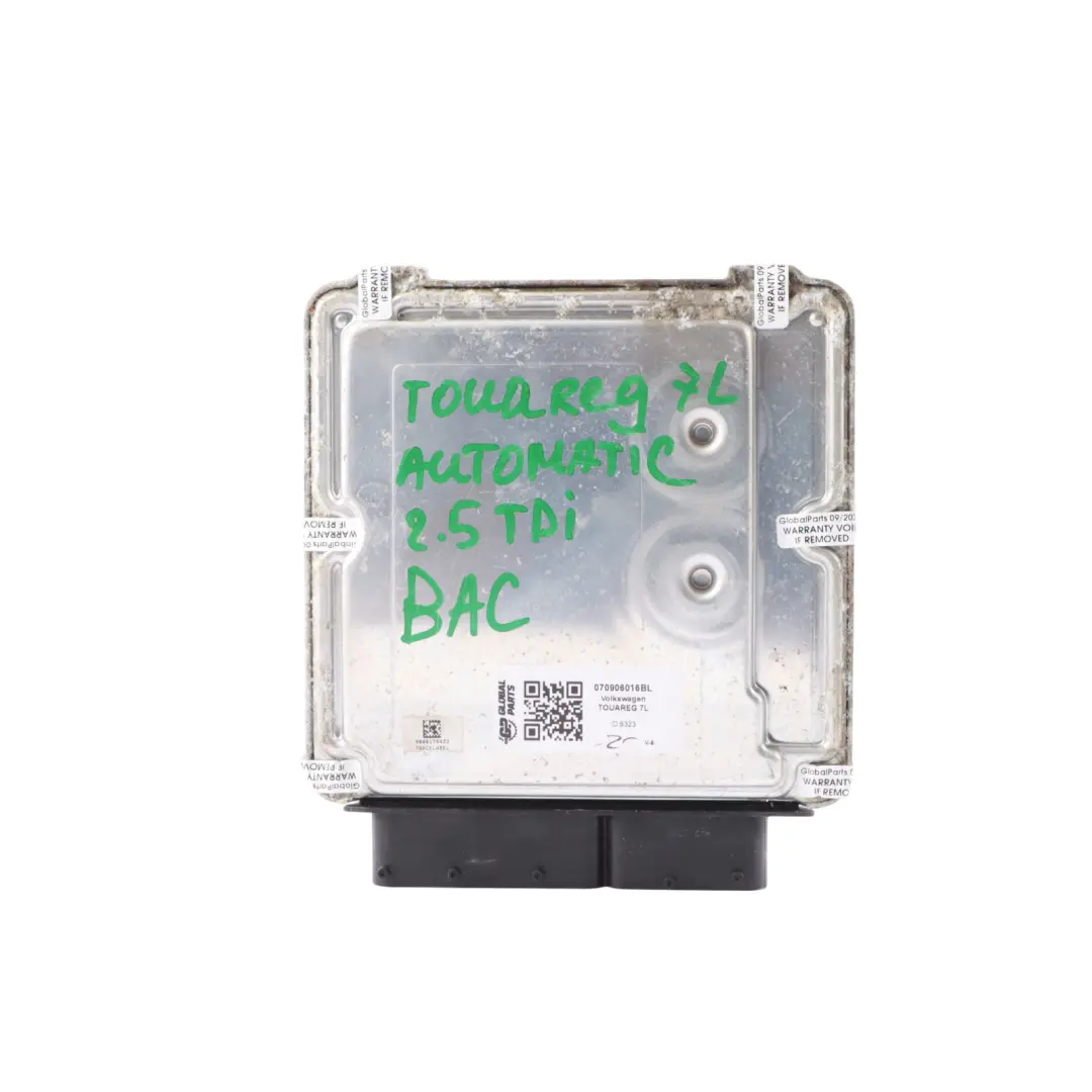 VW Volkswagen Touareg 2.5 TDI BAC Engine Control Unit ECU Automatic - SKU 070906016BL - Part number 070906016BL