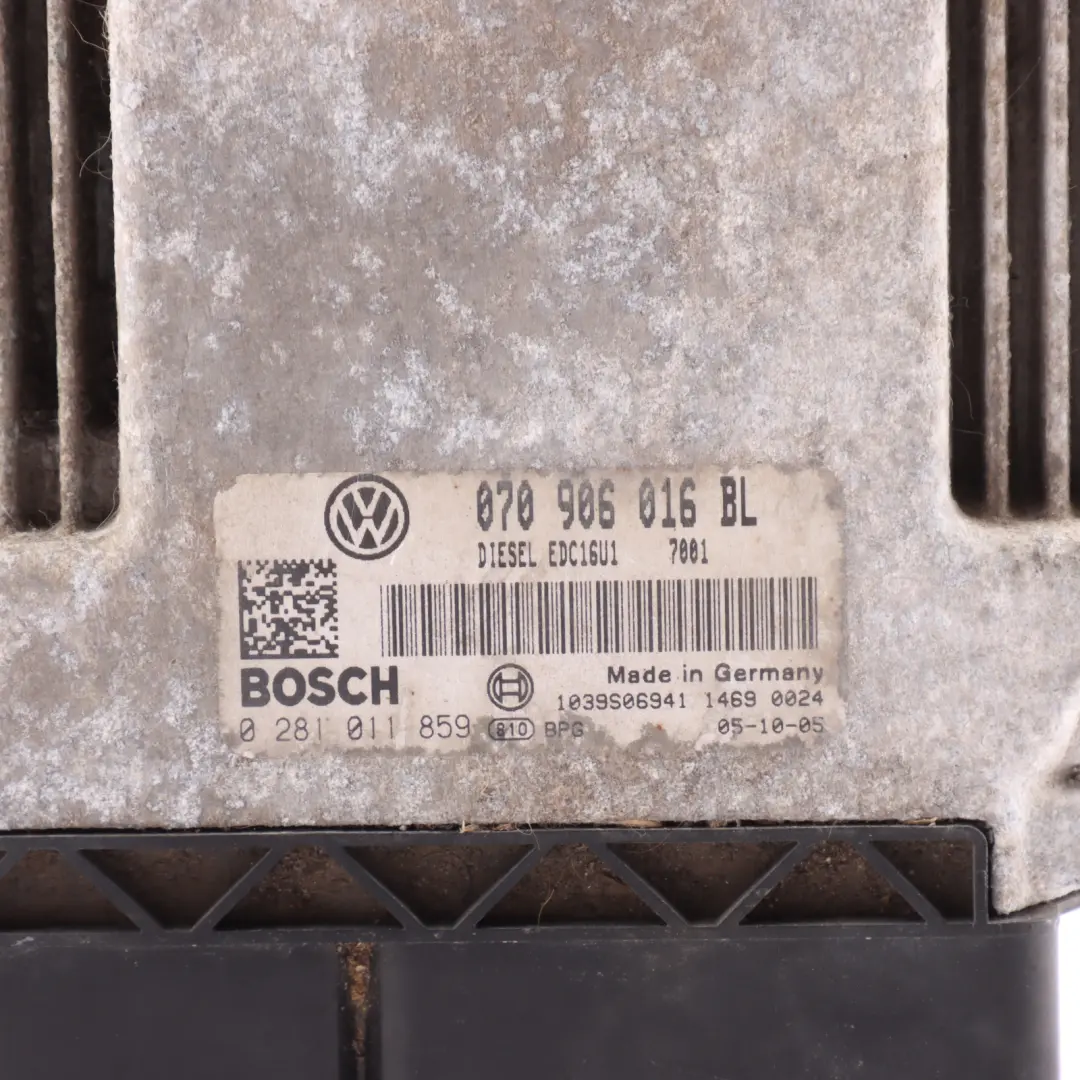 BAC Engine Control Unit ECU Automatic to VW Volkswagen Touareg 2.5 TDI with Part number 070906016BL VW Volkswagen Touareg 2.5 TDI BAC Engine Control Unit ECU Automatic - SKU 070906016BL - Part number 070906016BL