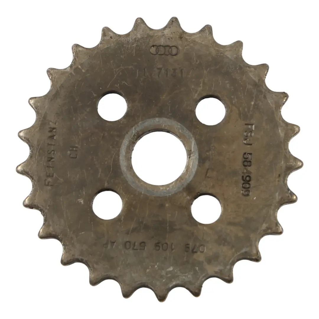 Oil Pump Timing Chain Sprocket 4.2 TDI to Audi A8 D4 Q7 4L Engine with Part number 079109570AP Audi A8 D4 Q7 4L Engine Oil Pump Timing Chain Sprocket 4.2 TDI - SKU 079109570AP - Part number 079109570AP