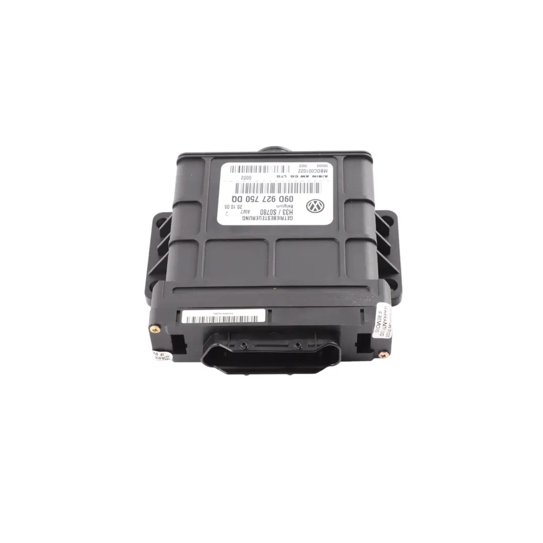 7L Automatic Transmission Module Control Unit to Volkswagen Touareg with Part number 09D927750DQ Volkswagen Touareg 7L Automatic Transmission Module Control Unit - SKU 09D927750DQ - Part number 09D927750DQ