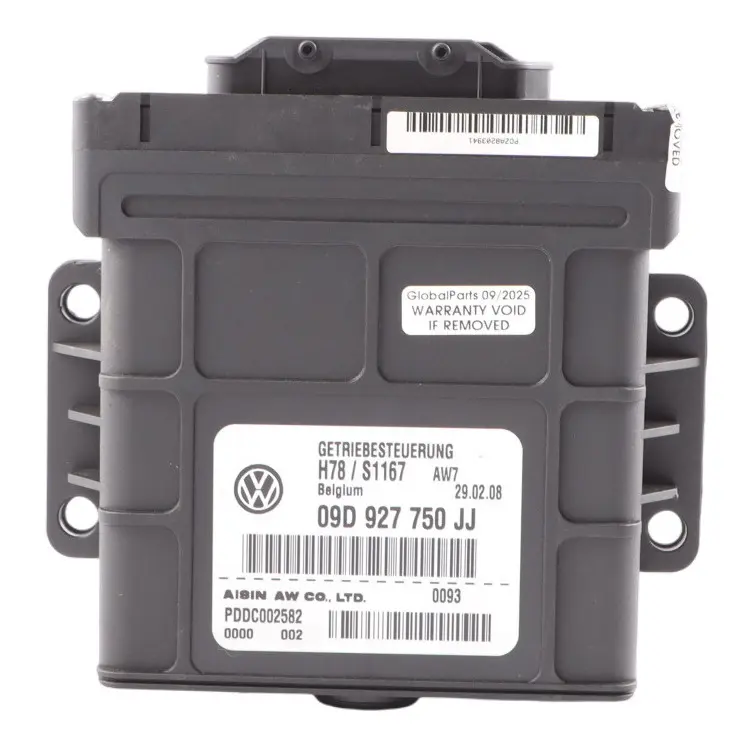 Transmission Module Controller Unit to Audi Q7 4L 4.2 TDI Automatic with Part number 09D927750JJ Audi Q7 4L 4.2 TDI Automatic Transmission Module Controller Unit - SKU 09D927750JJ - Part number 09D927750JJ