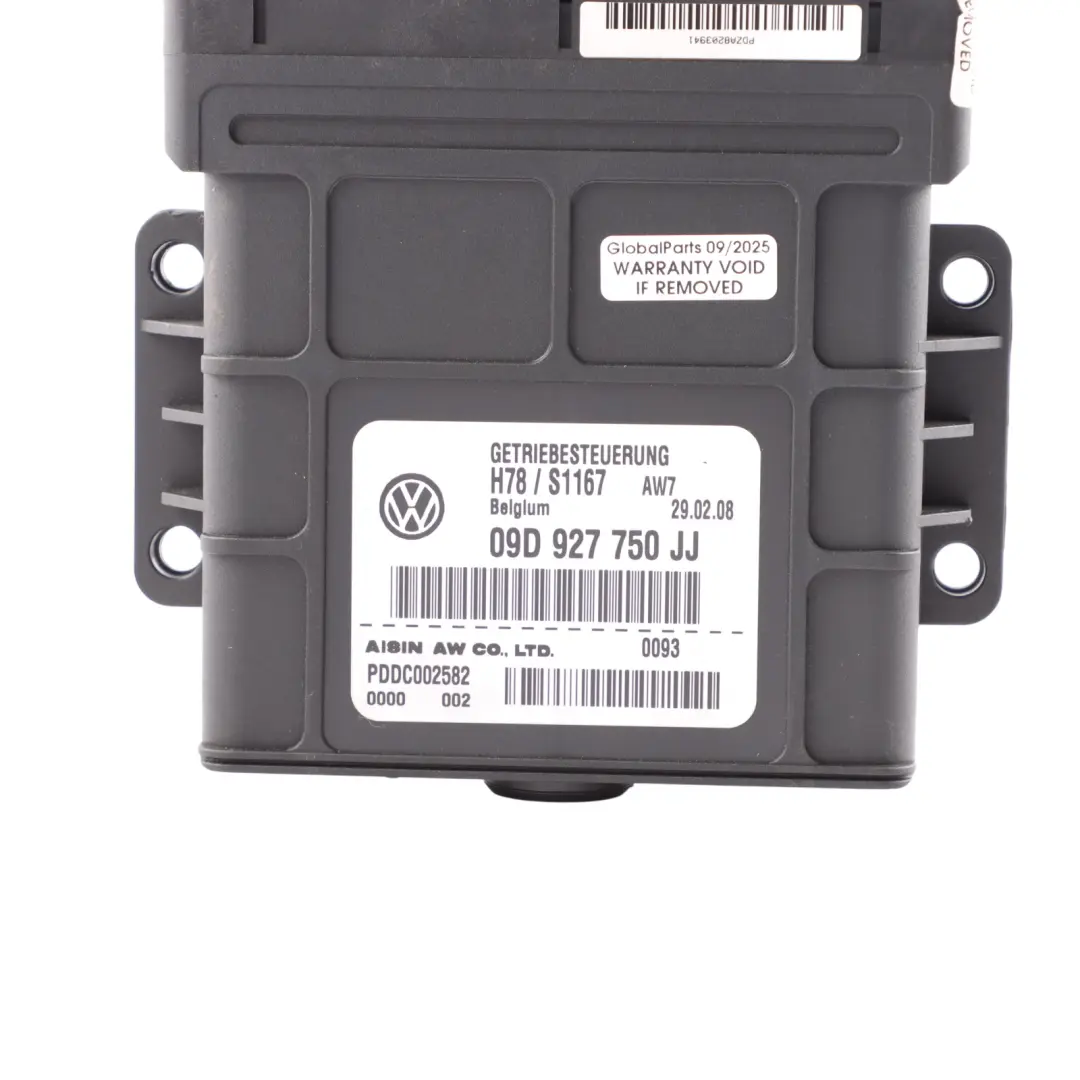 Audi Q7 4L Automatic Transmission Module Controller Unit 4.2 TDI - SKU 09D927750JJ - Part number 09D927750JJ