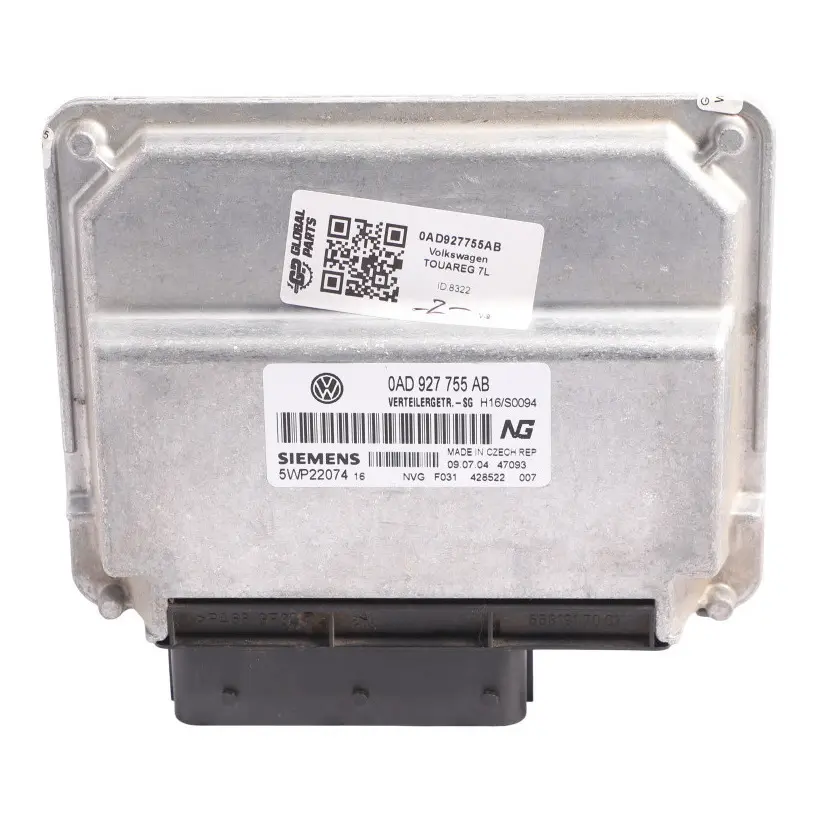 7L Transfer Box Control Module ECU Automatic to VW Volkswagen Touareg with Part number 0AD927755AB VW Volkswagen Touareg 7L Transfer Box Control Module ECU Automatic - SKU 0AD927755AB - Part number 0AD927755AB