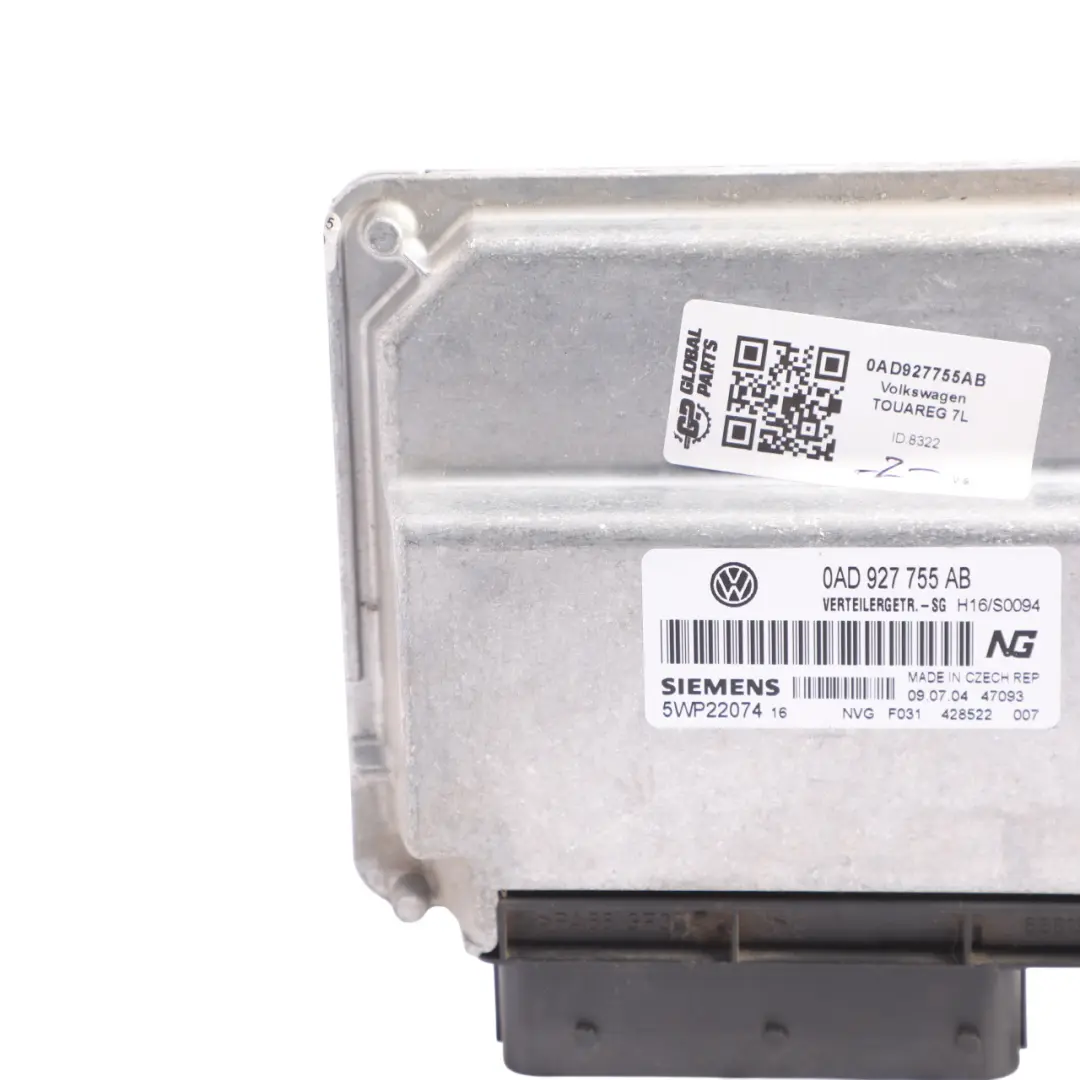 7L Transfer Box Control Module ECU Automatic to VW Volkswagen Touareg with Part number 0AD927755AB VW Volkswagen Touareg 7L Transfer Box Control Module ECU Automatic - SKU 0AD927755AB - Part number 0AD927755AB