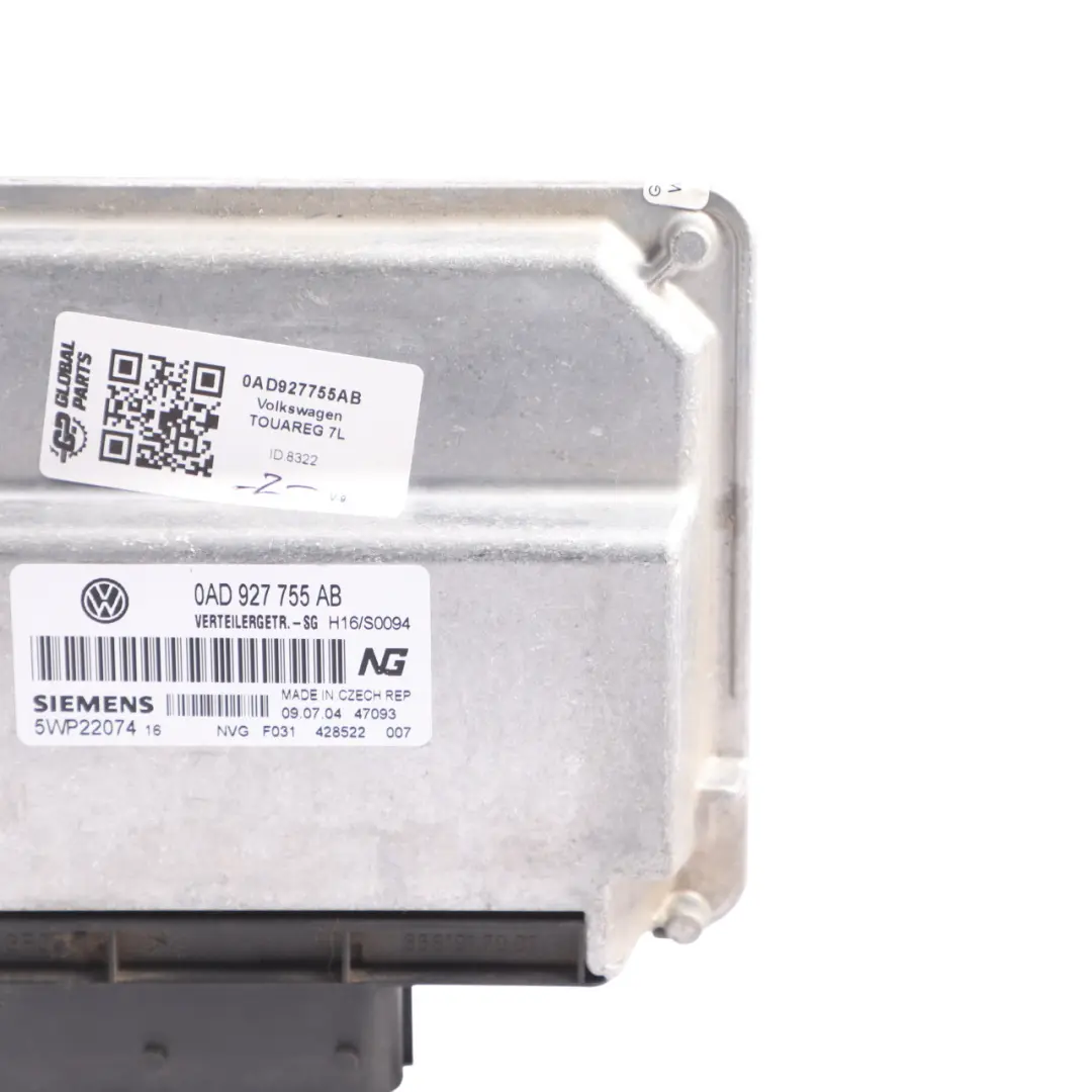 7L Transfer Box Control Module ECU Automatic to VW Volkswagen Touareg with Part number 0AD927755AB VW Volkswagen Touareg 7L Transfer Box Control Module ECU Automatic - SKU 0AD927755AB - Part number 0AD927755AB