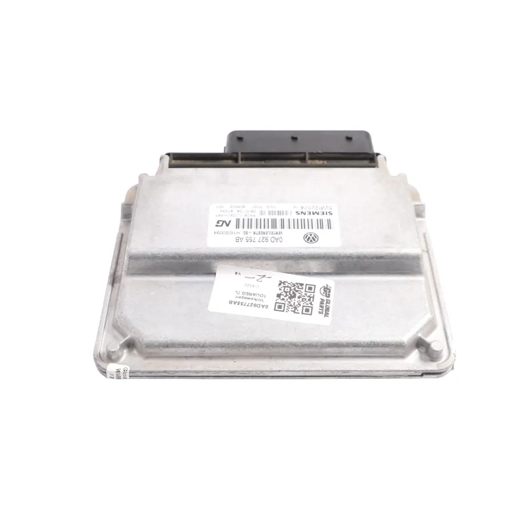 VW Volkswagen Touareg 7L Transfer Box Control Module ECU Automatic - SKU 0AD927755AB - Part number 0AD927755AB