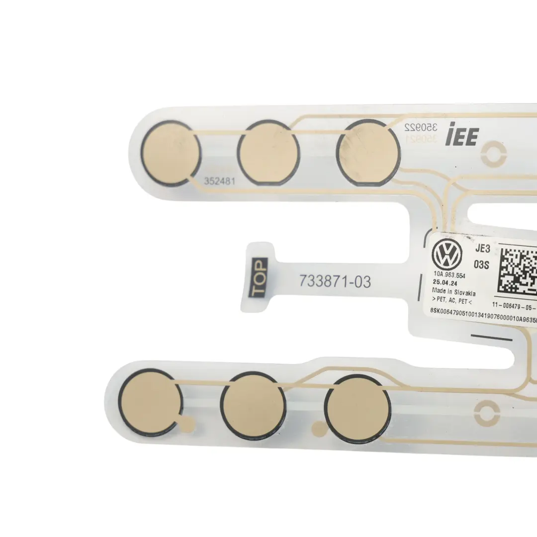 AW GTI Rück Sitzbelegungs Sensor Links Rechts für Volkswagen Polo VI mit Teilenummer 10A963554 Volkswagen Polo VI AW GTI Rück Sitzbelegungs Sensor Links Rechts - SKU 10A963554 - Teilenummer 10A963554