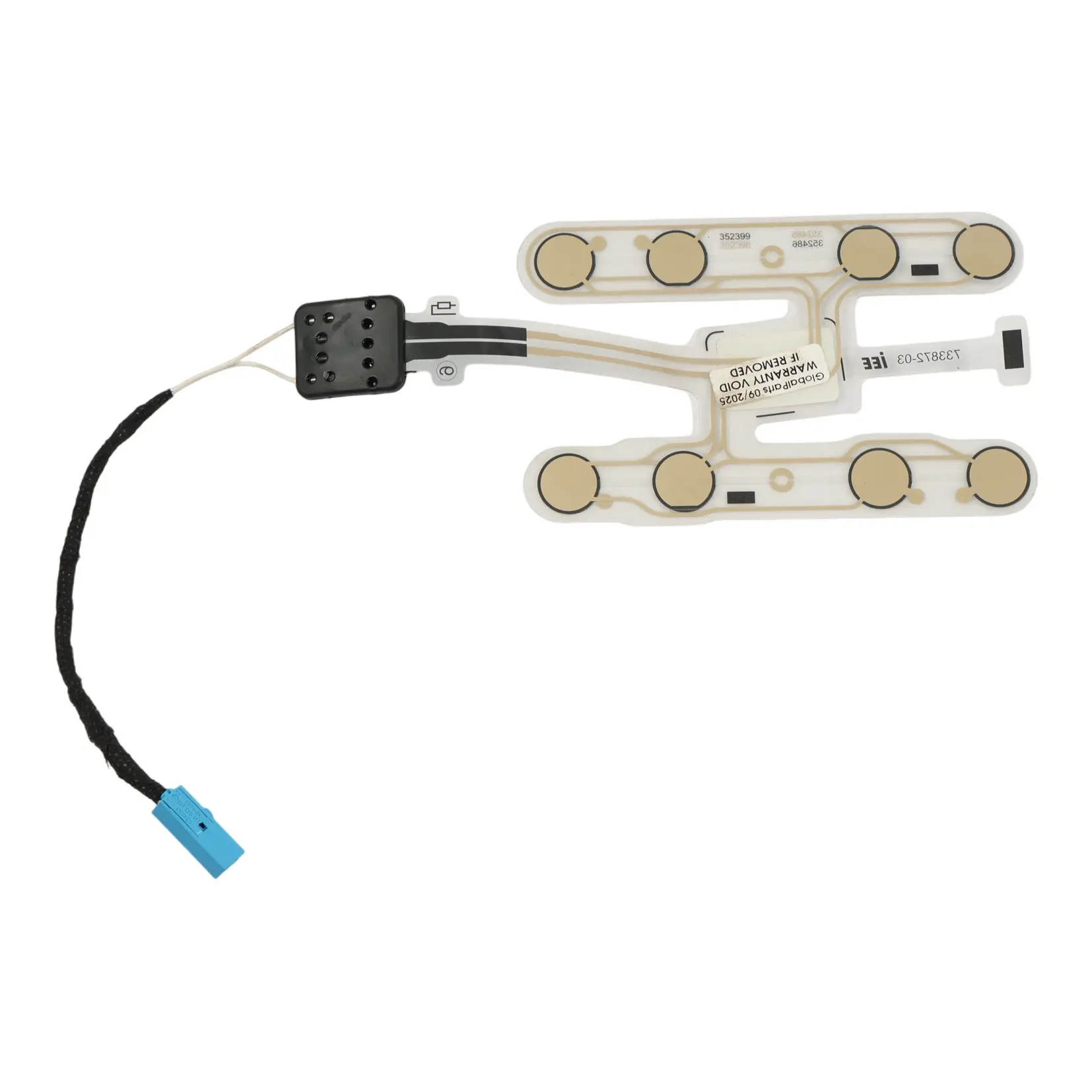 Volkswagen Polo VI AW GTI Rück Sitzbelegungs Sensor Mitte 10A963554A
