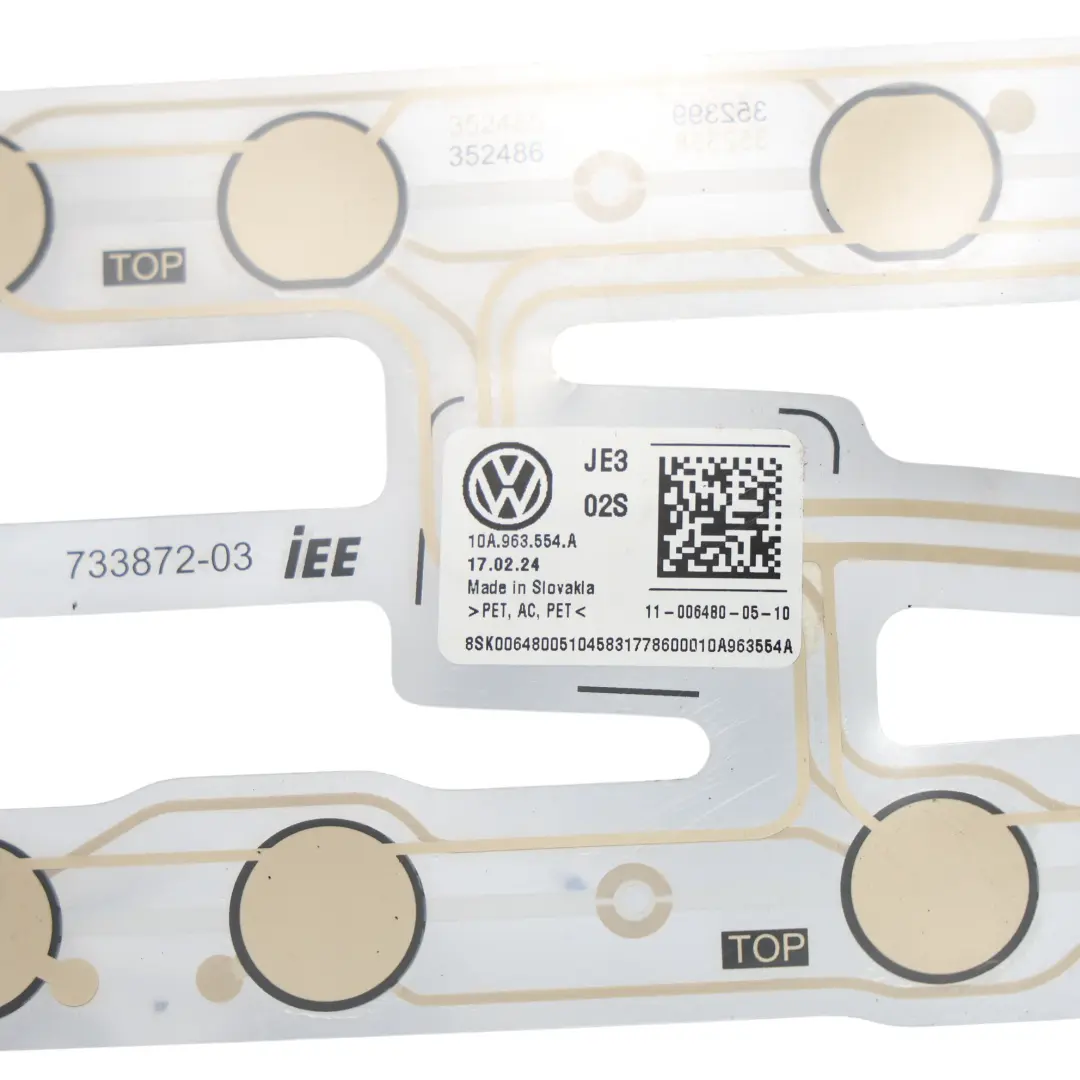 AW GTI Rück Sitzbelegungs Sensor Mitte für Volkswagen Polo VI mit Teilenummer 10A963554A Volkswagen Polo VI AW GTI Rück Sitzbelegungs Sensor Mitte - SKU 10A963554A - Teilenummer 10A963554A