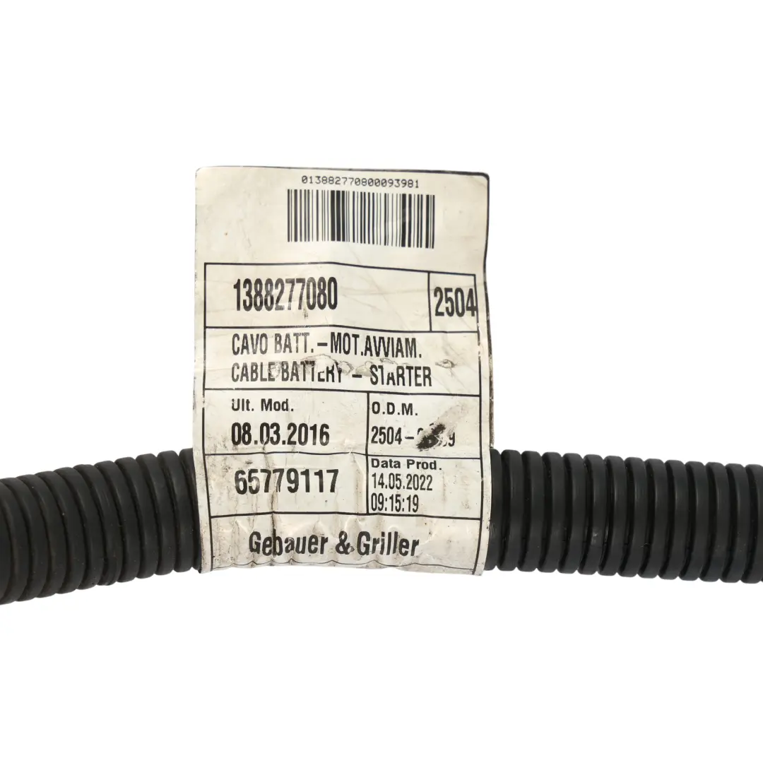 Citroen Relay 35L III Positive Battery Wiring Loom Harness Diesel to with Part number 1388277080 Citroen Relay 35L III Positive Battery Wiring Loom Harness Diesel - SKU 1388277080 - Part number 1388277080