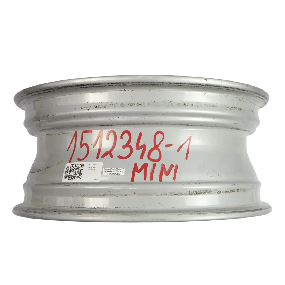 Alloy Rim 16 6,5J ET:48 5-Spider Spoke 83 to Mini Cooper One R50 R52 Silver Wheel with Part number 1512348 Mini Cooper One R50 R52 Silver Wheel Alloy Rim 16 6,5J ET:48 5-Spider Spoke 83 - SKU 1512348-1 - Part number 1512348