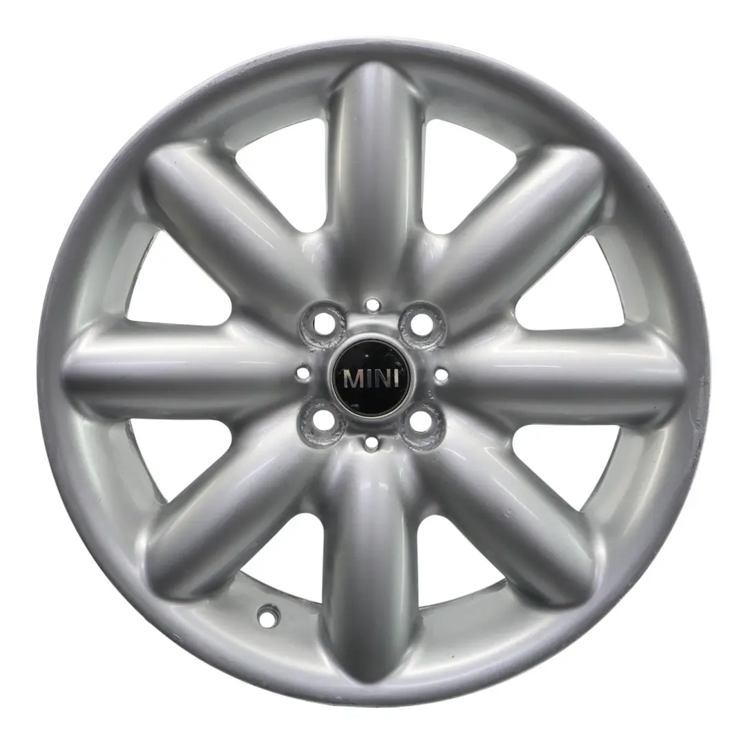 Mini Cooper R50 R55 R56 R57 Llanta de aluminio plata 17" ET: 48 7J Rayo 85 - SKU 1512352-2 - Número de pieza 1512352
