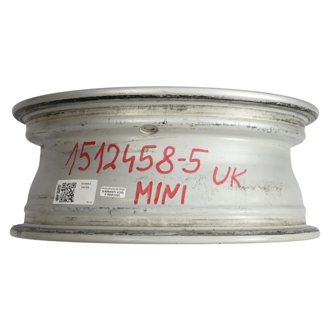 Alloy Rim 15" 5,5J ET:45 7-Hole 81 to Mini Cooper One R50 R55 R56 R57 Silver Wheel with Part number 1512458 Mini Cooper One R50 R55 R56 R57 Silver Wheel Alloy Rim 15" 5,5J ET:45 7-Hole 81 - SKU 1512458-5 - Part number 1512458