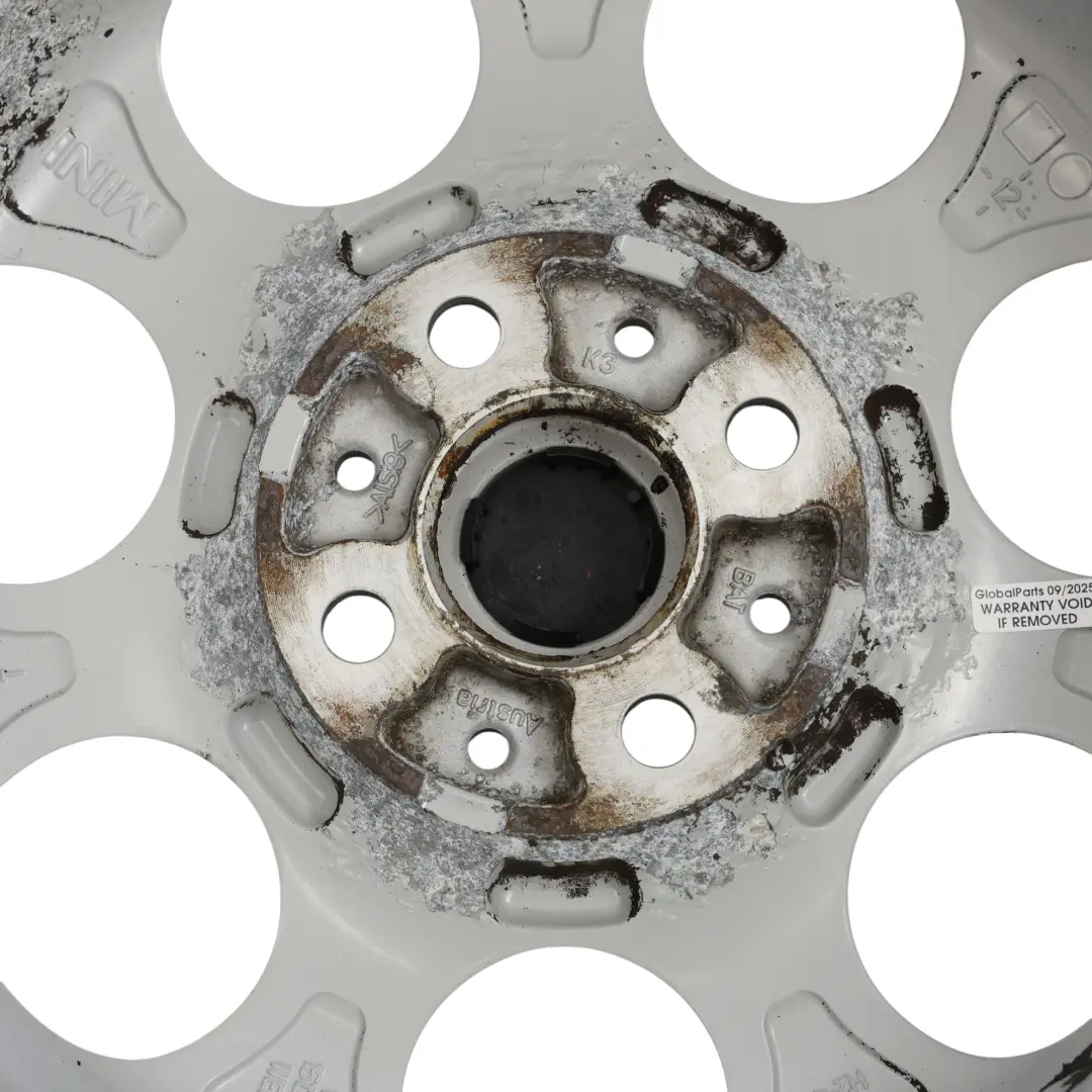 Alloy Rim 15" 5,5J ET:45 7-Hole 81 to Mini Cooper One R50 R55 R56 R57 Silver Wheel with Part number 1512458 Mini Cooper One R50 R55 R56 R57 Silver Wheel Alloy Rim 15" 5,5J ET:45 7-Hole 81 - SKU 1512458-5 - Part number 1512458