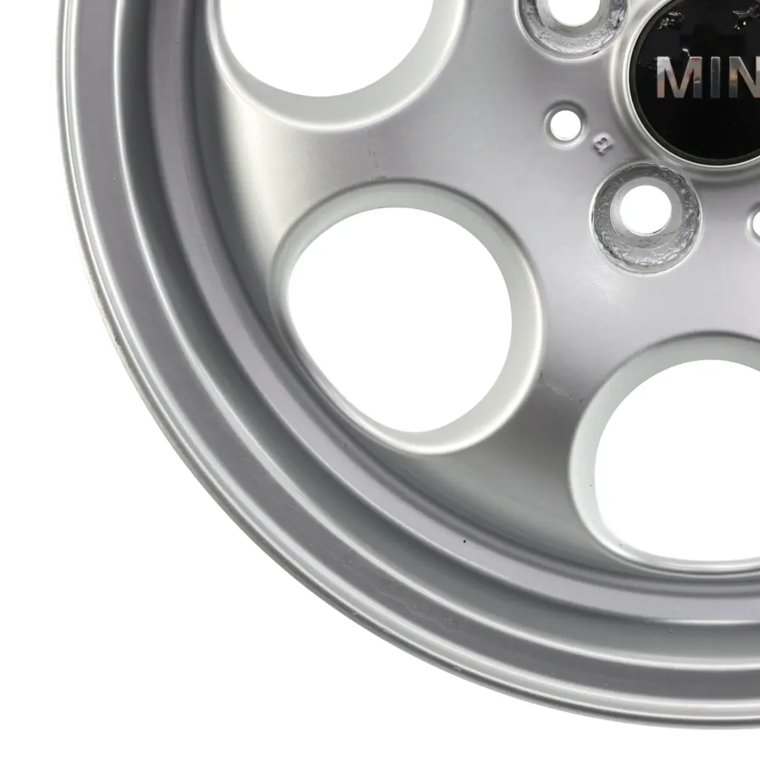 Mini Cooper One R50 R55 R56 R57 Silver Wheel Alloy Rim 15" 5,5J ET:45 7-Hole 81 - SKU 1512458-5 - Part number 1512458